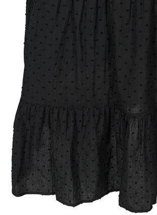 A-linjeformad klänning med 3/4 ärmar , Black, Packshot image number 3