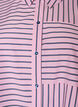 Randig skjorta med klassisk krage och l&aring;nga &auml;rmar, Rosa, Packshot image number 2