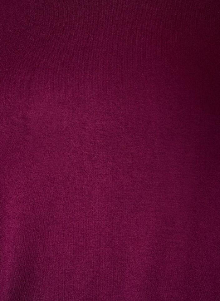 Blus i jersey med armb&aring;gsl&aring;nga ballong&auml;rmar, Lila, Packshot image number 2