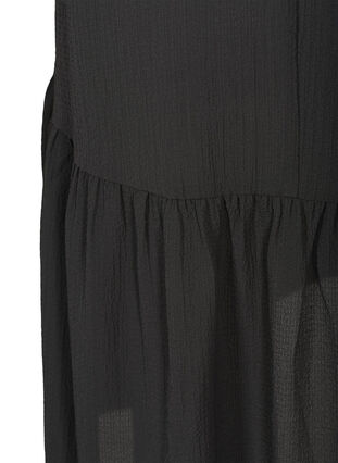 A-linjeformad klänning med 2/4 ärmar, Black, Packshot image number 3