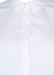 Långärmad bomullsskjorta, Vit, Packshot image number 2