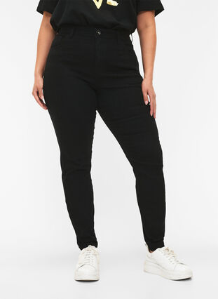 FLASH - Jeans med super slim passform, Black, Model image number 2