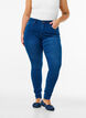 Super slim Amy jeans med h&ouml;g midja, Blue Denim, Model image number 2