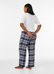 Rutiga pyjamasbyxor i bomull, Bl&aring;, Model image number 2
