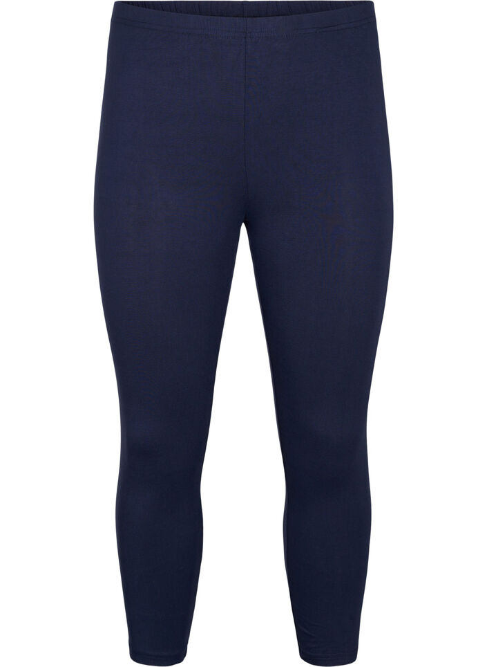 3/4 bas-leggings, Bl&aring;, Packshot image number 0