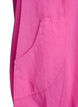 Kort&auml;rmad kl&auml;nning i bomull, Rosa, Packshot image number 3