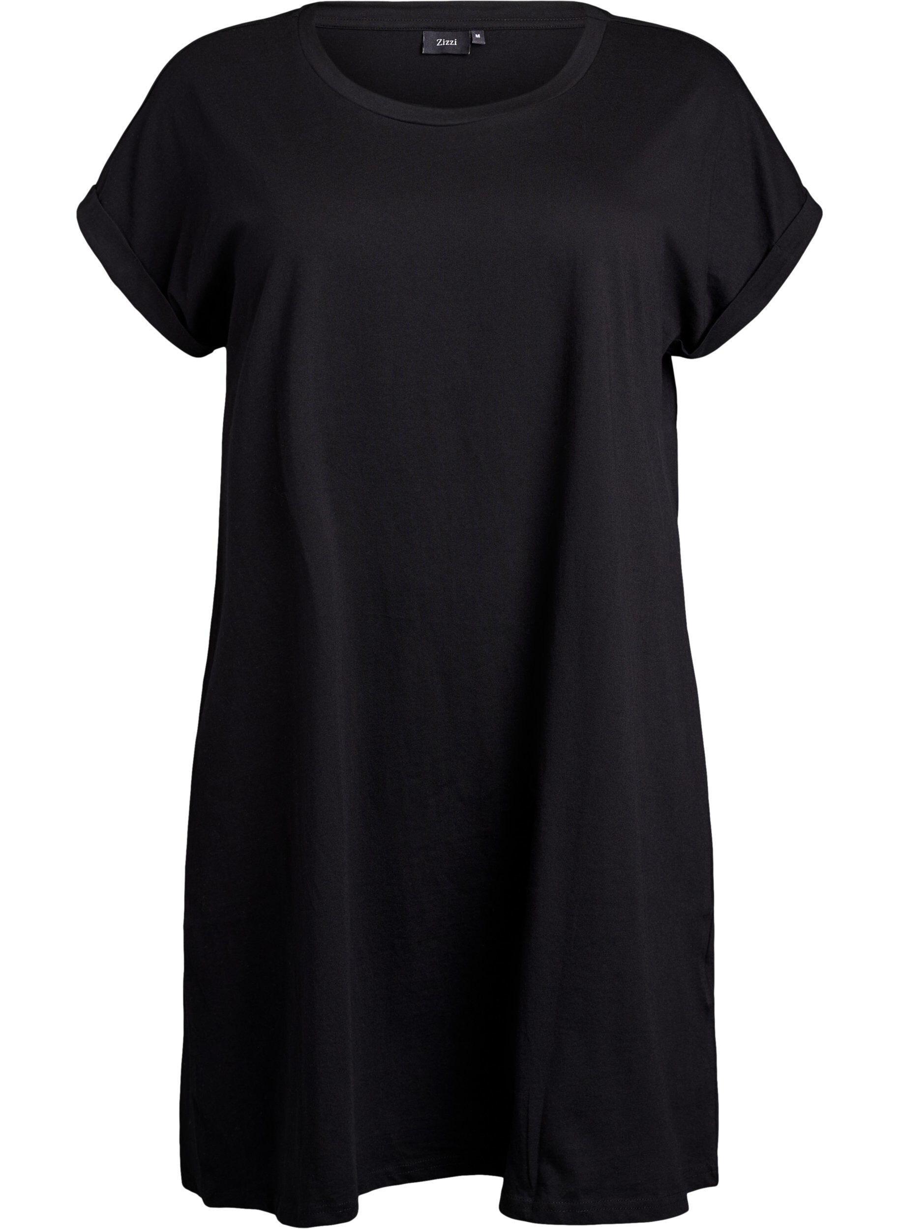 Zizzi2-pack t-shirtkl&auml;nningar med korta &auml;rmar, R&ouml;d, Packshot image number 3