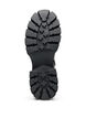 Chelsea boot med kraftig sula och ribbade paneler, Svart, Packshot image number 4