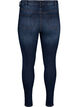 Mycket &aring;tsittande jeans med h&ouml;g midja, Dark Blue, Packshot image number 1