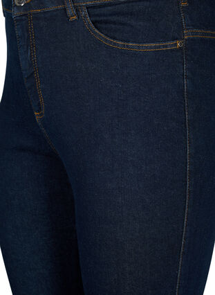 Ellen bootcut jeans med hög midja, Raw Unwash, Packshot image number 2