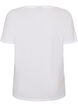 T-shirt med tryck, Vit, Packshot image number 1