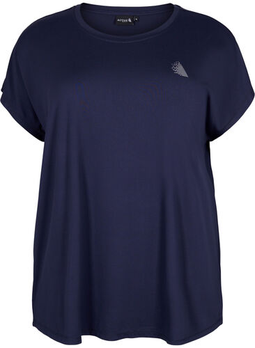 Kortärmad t-shirt för träning, Night Sky, Packshot image number 0