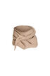 Stickad triangelhalsduk, Beige, Packshot image number 2