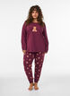 M&ouml;nstrade pyjamasbyxor, R&ouml;d, Model image number 1