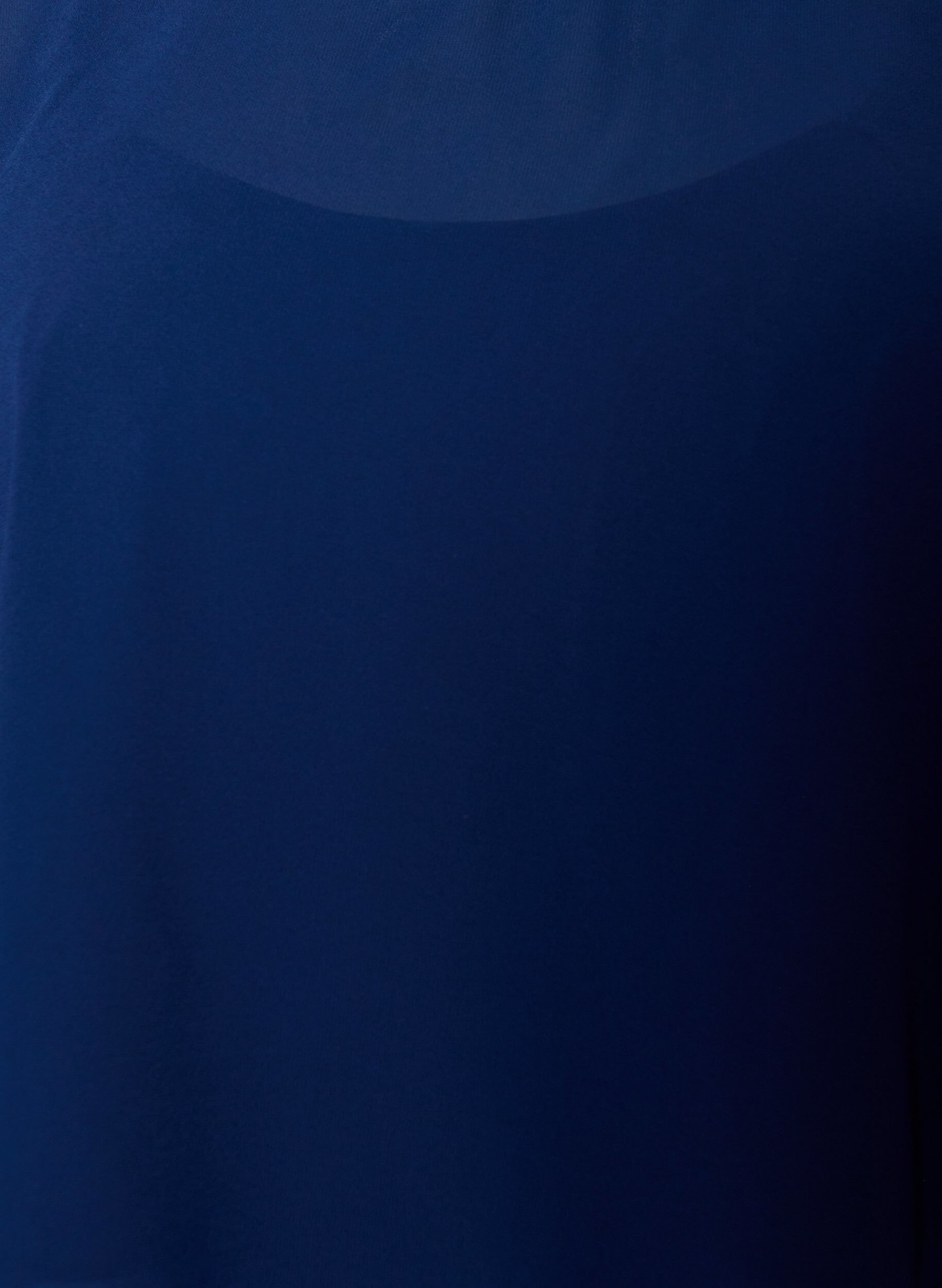 ZizziMaxikl&auml;nning med volanger och avtagbar cape, Bl&aring;, Packshot image number 2