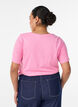 T-shirt med tryck, Rosa, Model image number 2