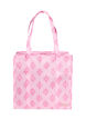 Shoppingv&auml;ska med dragkedja, Rosa, Packshot image number 0