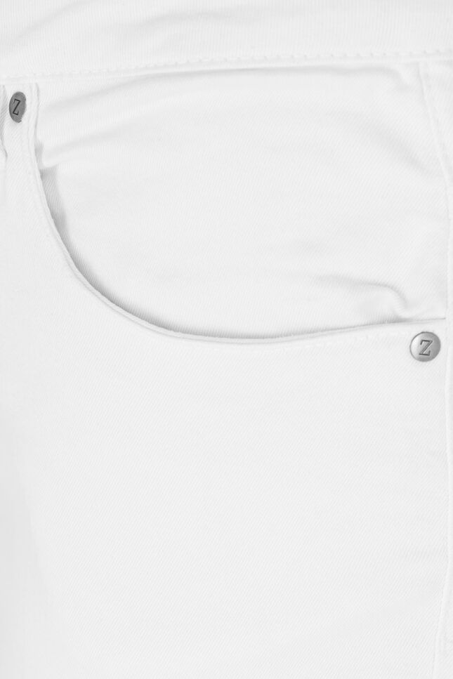 Amy caprijeans med h&ouml;g midja och super slim fit, Vit, Packshot image number 2
