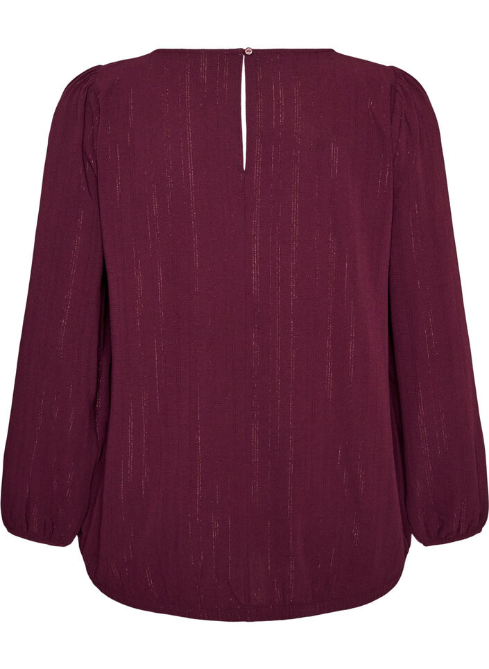 Blus med glitter, R&ouml;d, Packshot image number 1