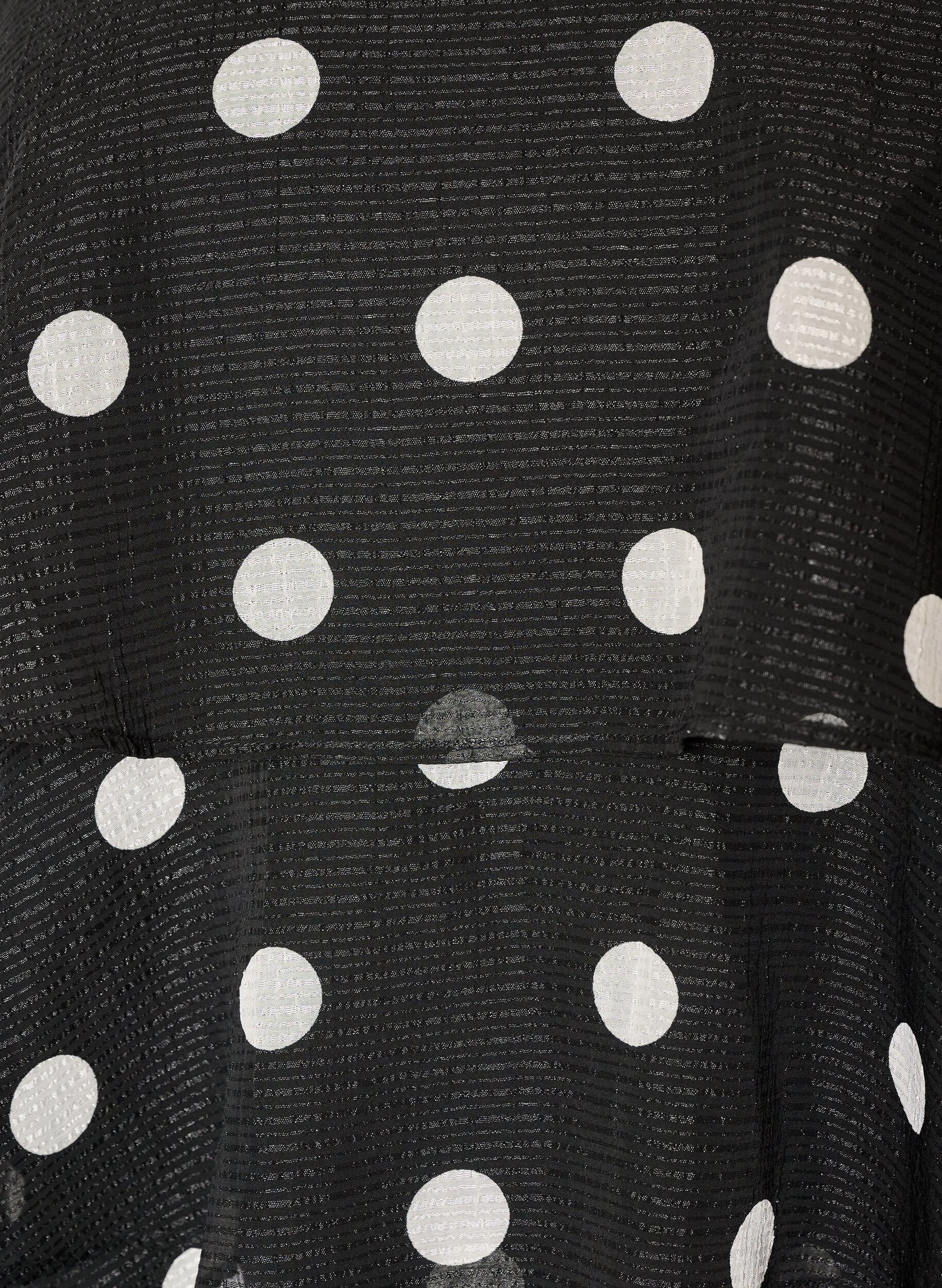 ZizziTopp i lager med volanger och spaghettiband, Svart, Packshot image number 2