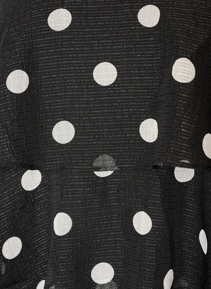 Topp i lager med volanger och spaghettiband, Svart, Packshot