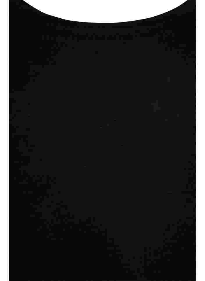 Träningströja i viskos med rund hals, Black, Packshot image number 2