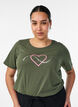 T-shirt med tryck, Gr&ouml;n, Model image number 0