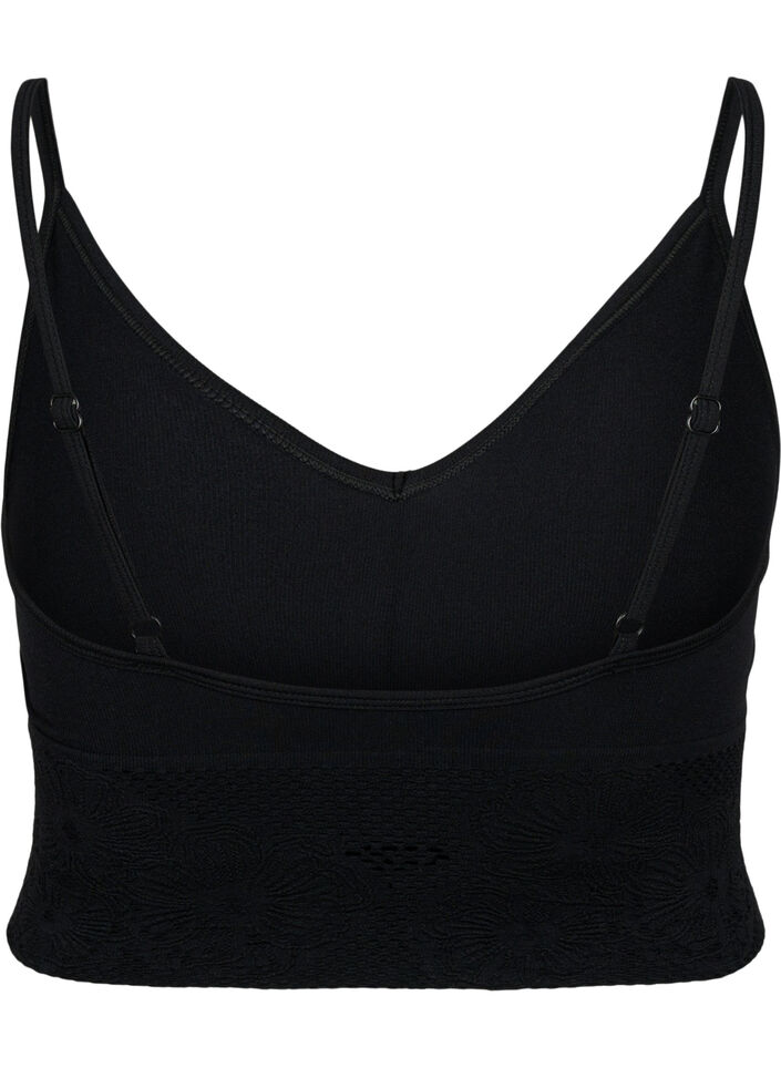 Seamless bh-topp, Black, Packshot image number 1