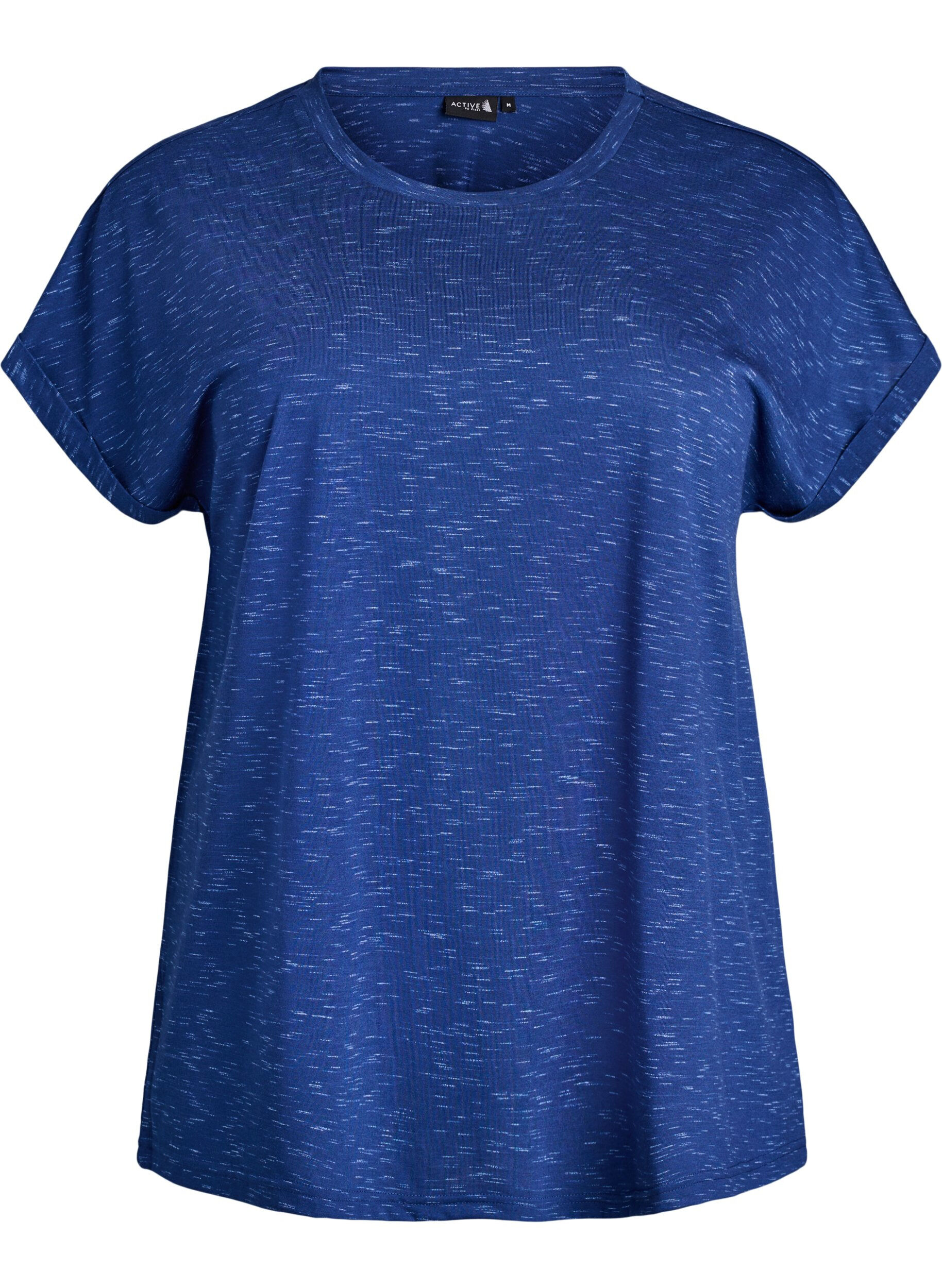 ZizziL&ouml;s tr&auml;ningst-shirt med korta &auml;rmar, Bl&aring;, Packshot image number 0