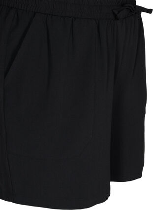 Shorts med lös passform och fickor, Black, Packshot image number 2