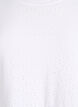 Kort kl&auml;nning med spetsm&ouml;nster och lagerkjol, Vit, Packshot image number 2