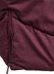 L&aring;ng pufferjacka med huva och fickor, M&ouml;rk Bordeaux, Packshot image number 4
