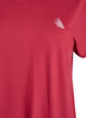 Enf&auml;rgad tr&auml;nings-T-shirt, R&ouml;d, Packshot image number 2