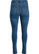 Amy jeans med h&ouml;g midja och supersmal passform, Bl&aring;, Packshot image number 1