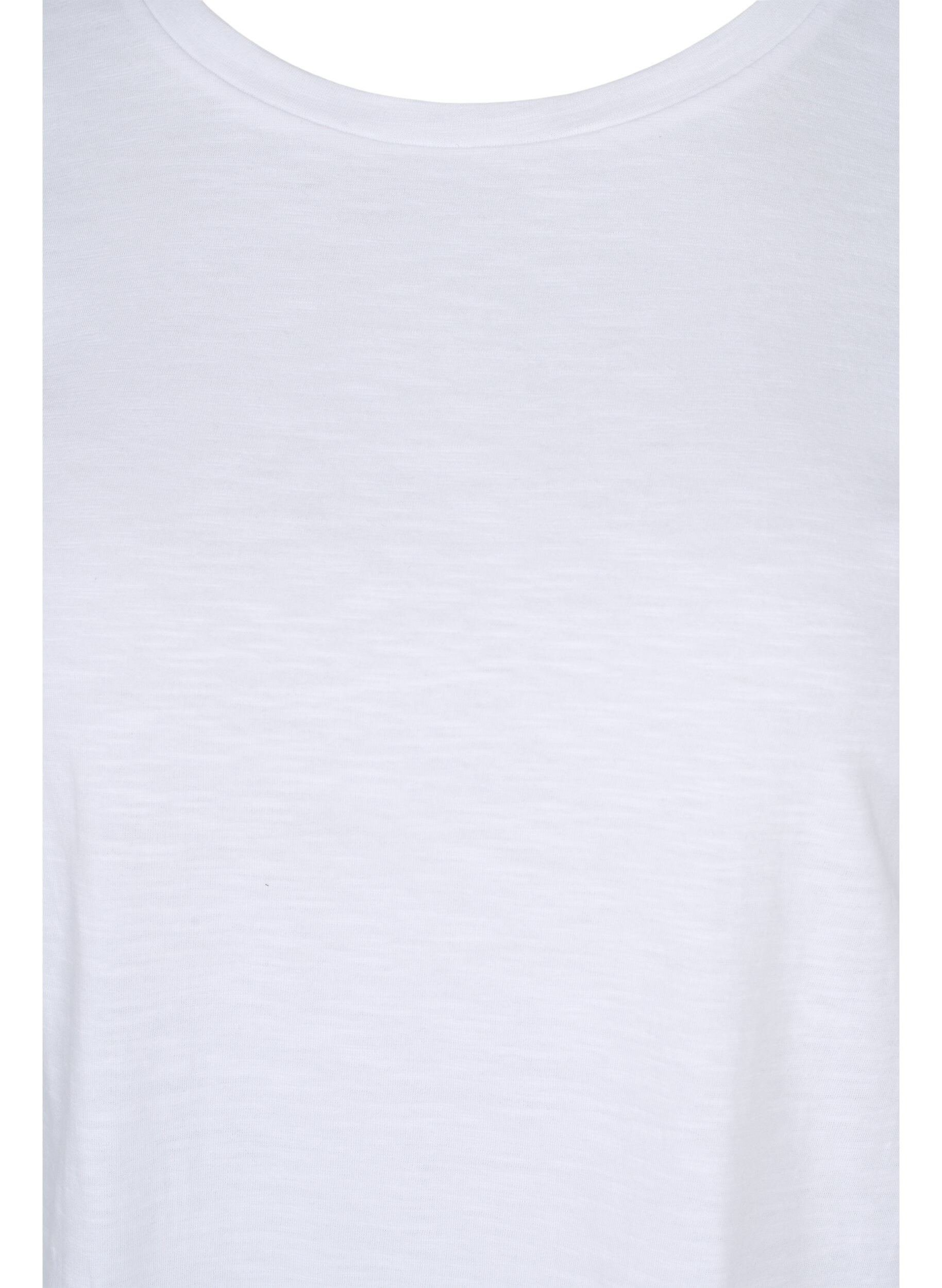 Zizzi 2-pack t-shirt i bomull, Black/B White, Packshot image number 3