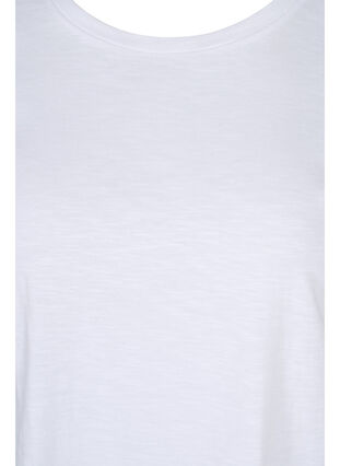 2-pack t-shirt i bomull, Black/B White, Packshot image number 3