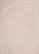 L&ouml;st stickad blus med korta &auml;rmar, Beige, Packshot image number 2