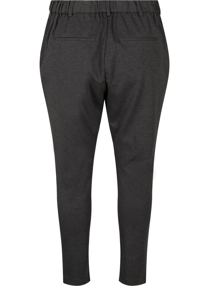 Croppade Maddison-byxor, Gr&aring;, Packshot image number 1