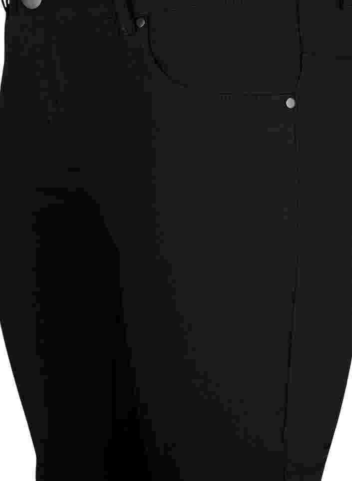 Slim fit byxor med fickor, Black, Packshot image number 2