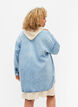 Löst sittande denimjacka med knappar, Light blue denim, Model image number 1