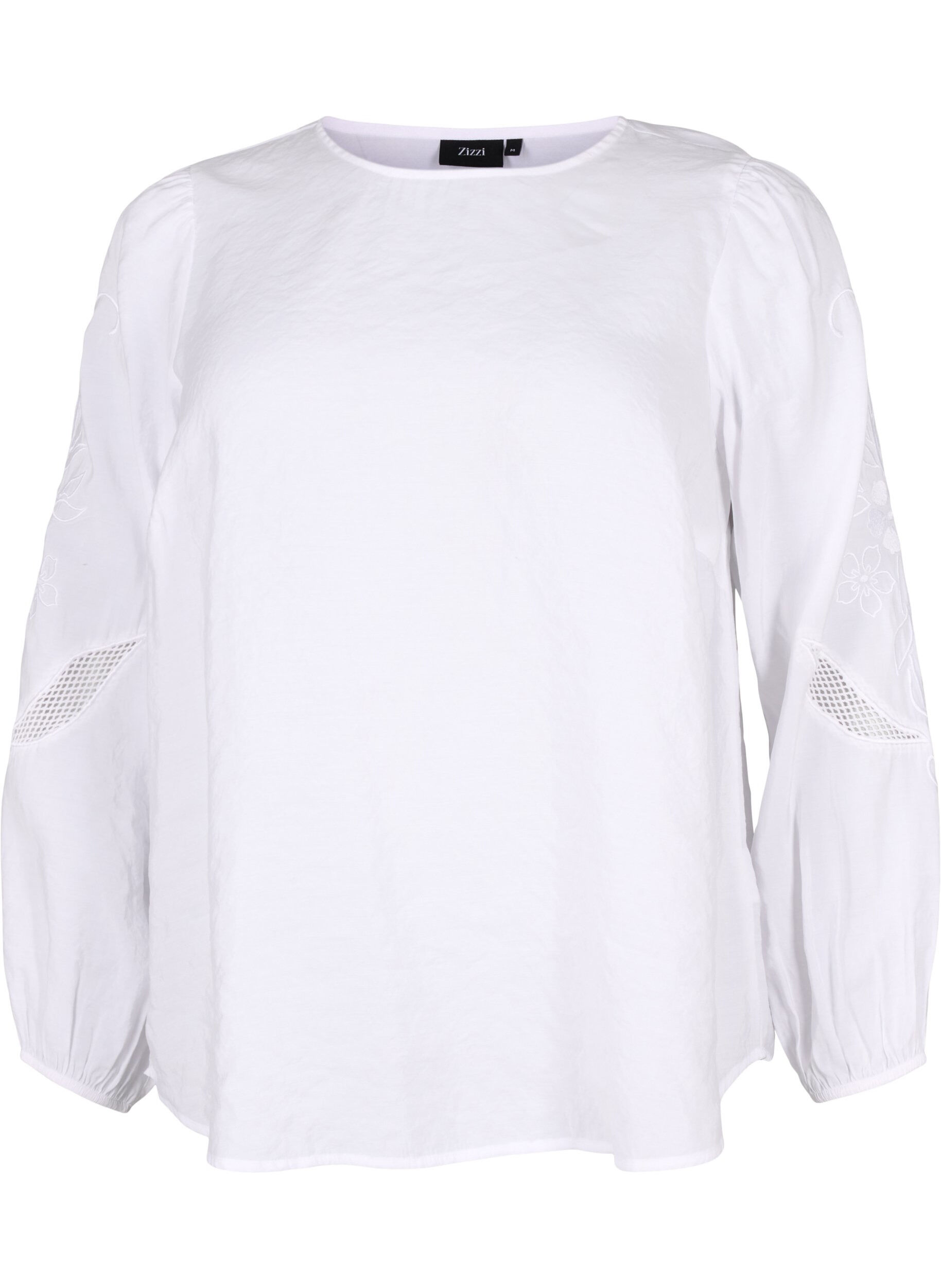 Blus i TENCEL&trade; Modal med broderidetaljer