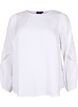 Blus i TENCEL™ Modal med broderidetaljer, Bright White, Packshot image number 0