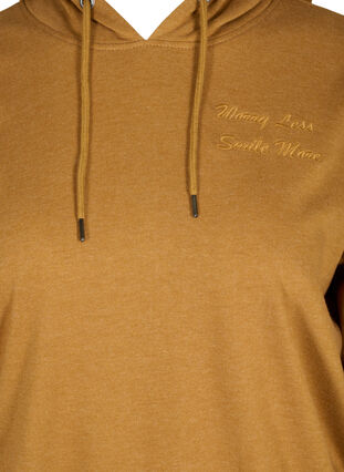 Sweatshirt med huva och tryck, Rubber Mel, Packshot image number 2
