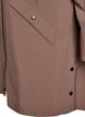 Regnjacka med fickor och huva, Brun, Packshot image number 3