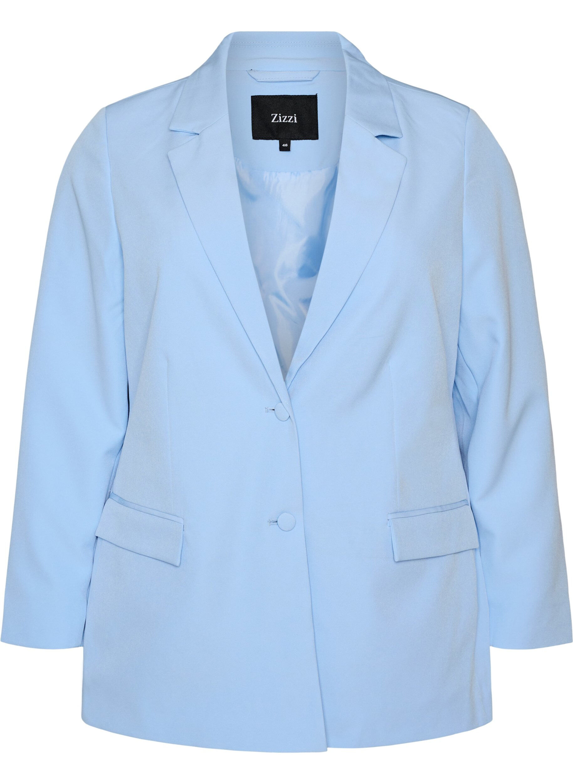 Klassisk blazer med kn&auml;ppning