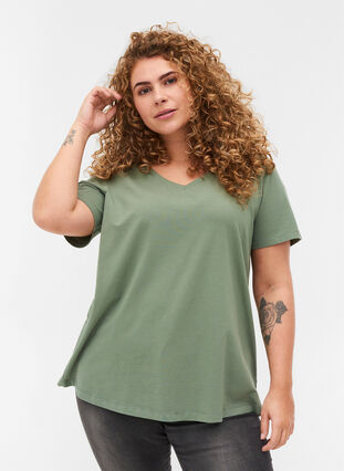 Basis t-shirt, Agave Green, Model image number 0