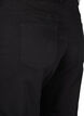 Croppade Vera-jeans med raka ben, Svart, Packshot image number 3