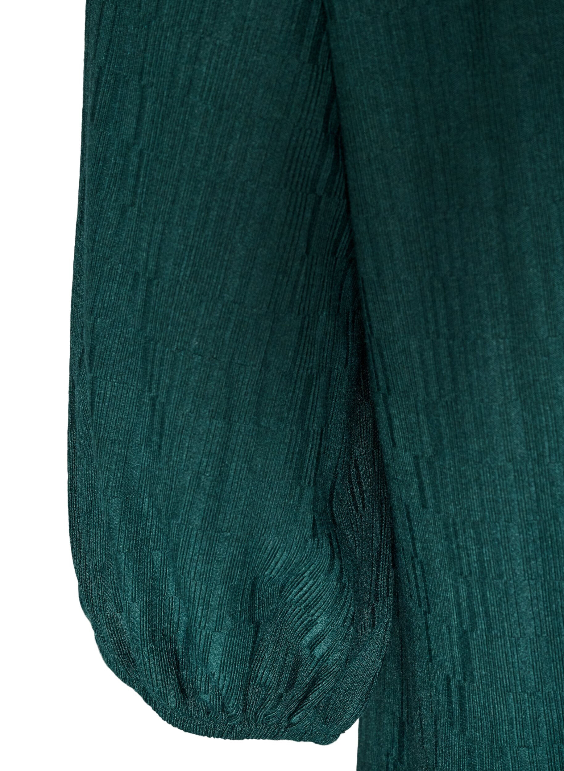 ZizziKl&auml;nning med ballongform och struktur, Gr&ouml;n, Packshot image number 3