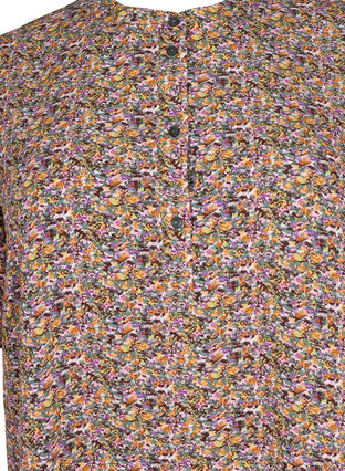 FLASH - Tryckt tunika med korta ärmar, Multi Ditsy, Packshot image number 2