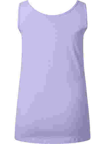 Enfärgat baslinne i bomull, Lavender, Packshot image number 1